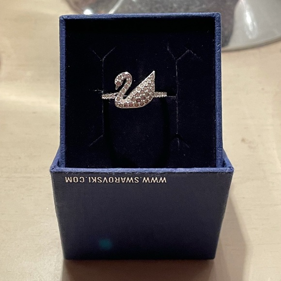 Swarovski Jewelry - Swarovski Iconic Swan Ring Size 50/5